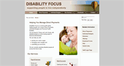 Desktop Screenshot of disabilityfocus.org